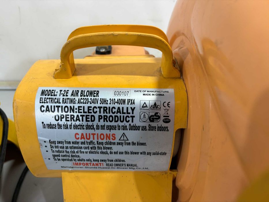 Вентилатор центробежен тип охлюв 310W-400W