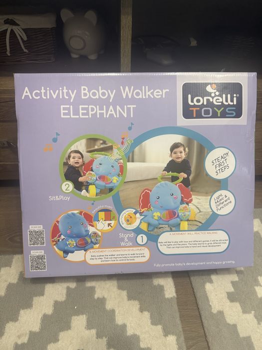 Продавам активна детска(бебешка) проходилка “Слон” на Lorelli