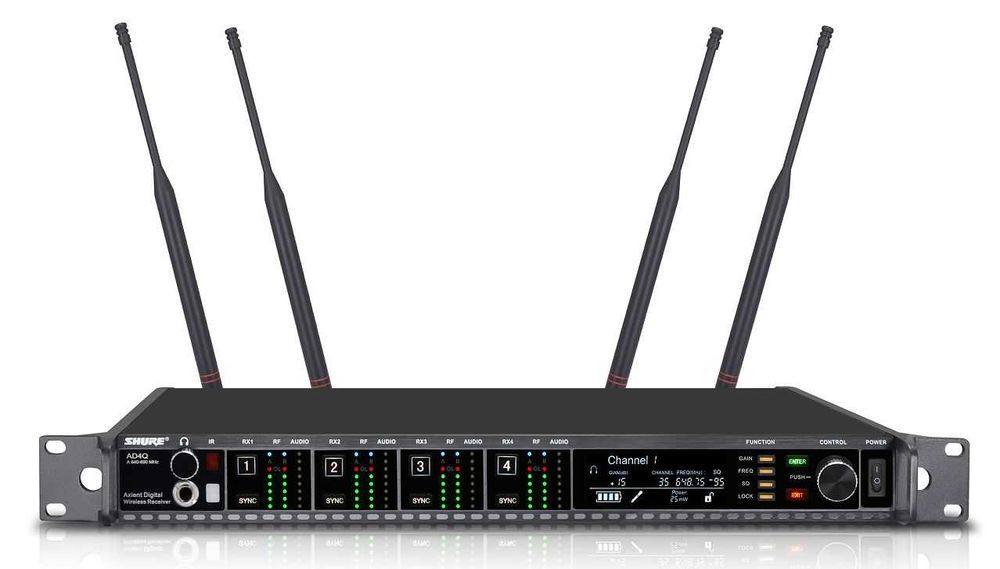 Wireless 4 microfoane SHURE AD4Q/BETA 58A microfon [nu slx, blx, qlx d, ulx d, ulx-d, qlx-d] CLONA