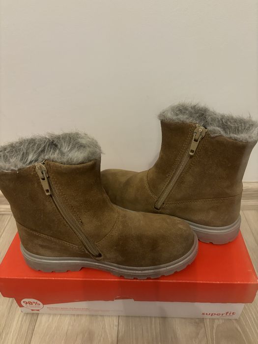 Боти Superfit от естествен велур с Gore-tex