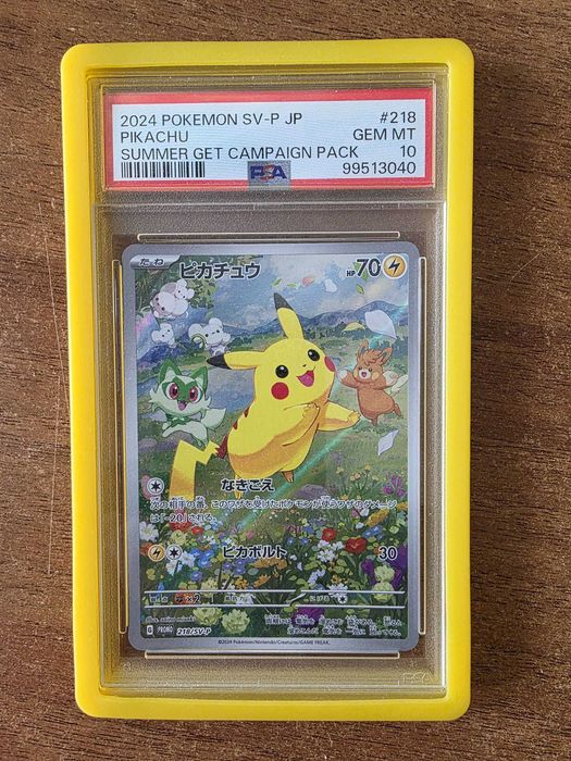 Carte Pokemon Pikachu PSA 10 JAP - ORIGINALA