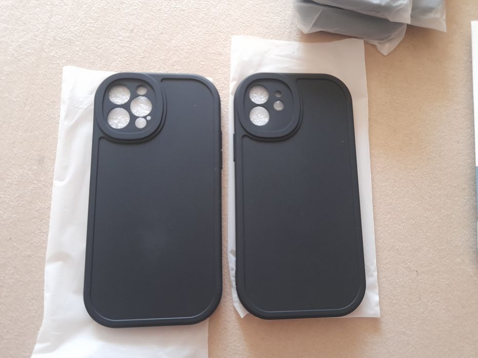 Комплект силикон кейс и протектор - iPhone 12 13 pro