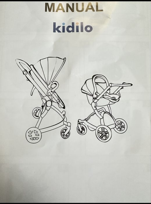 Продам коляску 2в 1 kidilo