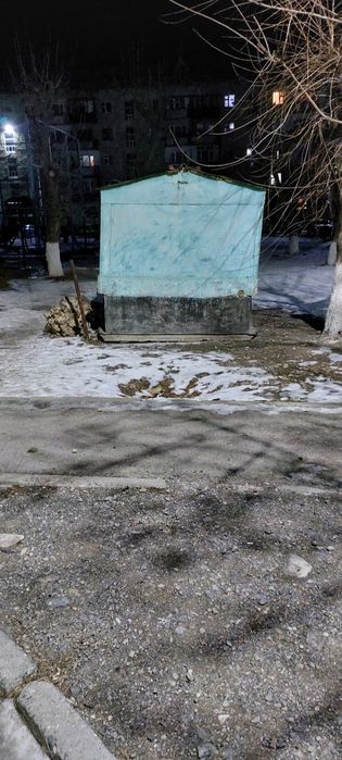 Железные гараж подвижной