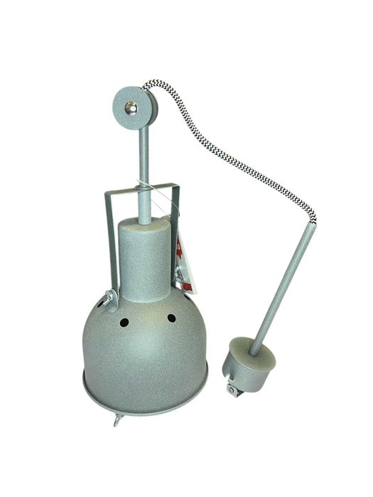 Lampa decorativa stil industrial, culoare gri ciment