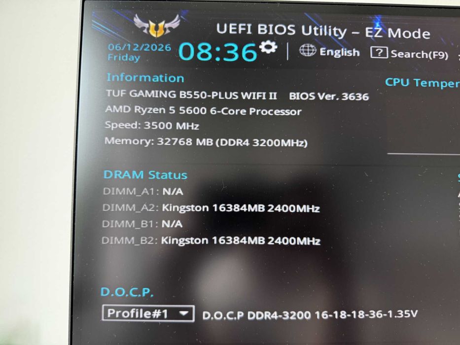 RAM Kingston/HyperX Fury 32GB DDR4 3200 CL16