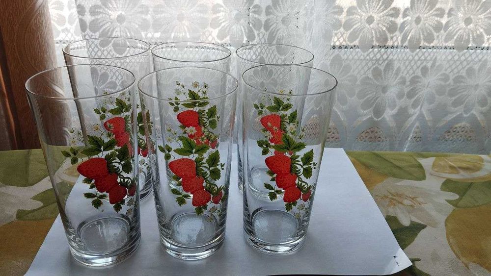 Стаканы  для прохладительных напитков, советские.
