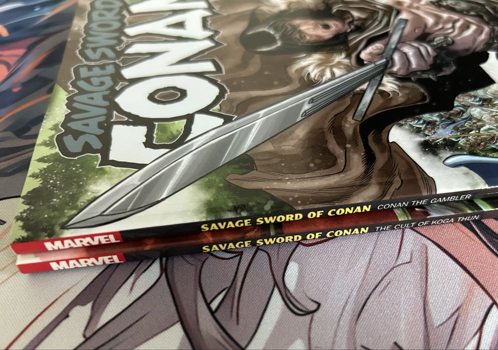Colectie romane grafice Marvel:  Savage Sword of Conan - 2 volume, impecabile