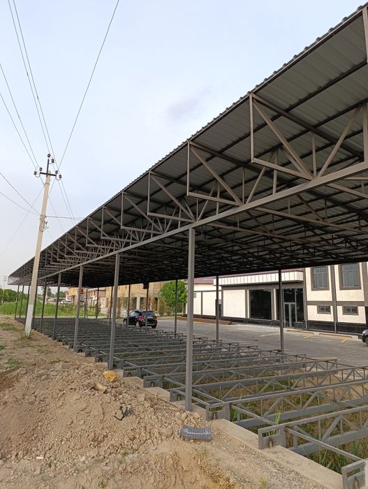Qurilish Metal konstruktsiya uy va binolar uchun