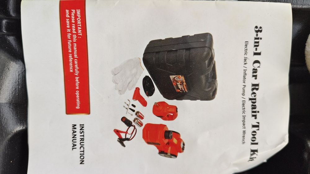 Домкрат 3 в 1 . 12в