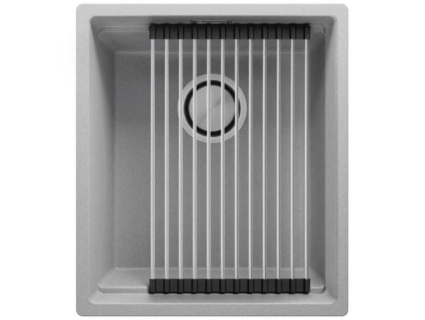 Кухненска Мивка от гранит модел Прага 45 Премиум 410 x 470 мм - сива