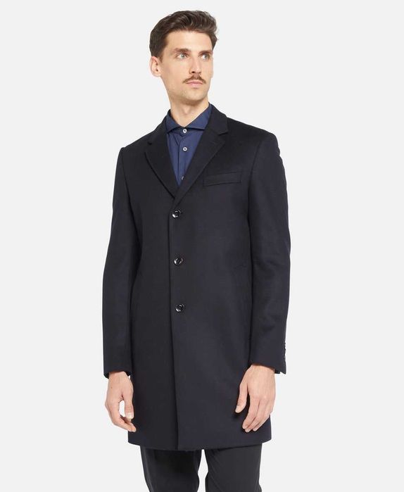 BOSS мужское пальто из кашемира и шерсти РАЗМЕР 54,56