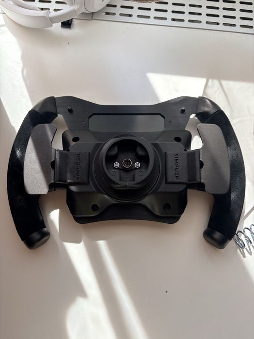 Thrustmaster wheelbase and pedals