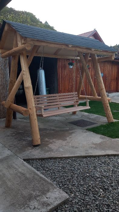 Balansoar din lemn masiv