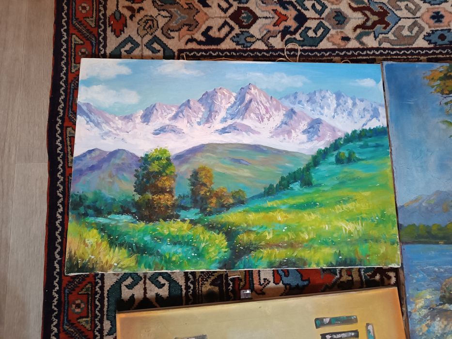 Картины масло панно