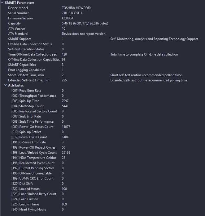 6TB HDD Toshiba PC P300 (HDWD260) 3.5"
