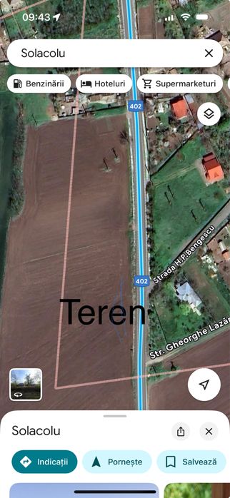 Teren intravilan Solacolu