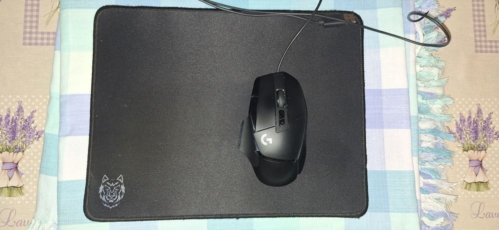 Mouse gaming LOGITECH G502X + mousepad