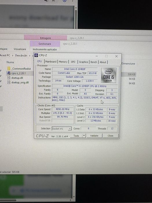 Calculator PC Office / Home / Școală i5-10400F, 8GB RAM, SSD 500GB Pro, GT 730,