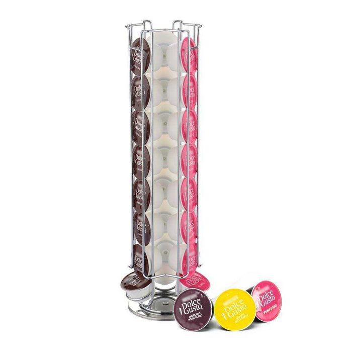 Поставка стойка за капсули Долче Густо, 24 бр. Dolce Gusto въртяща се