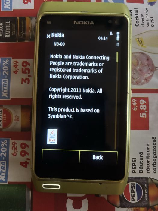 telefon de colectie nokia n8 stare buna
