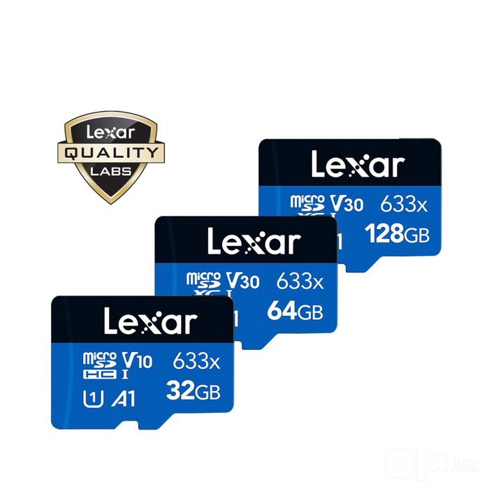 Карта памяти LEXAR 633x microSDXC 128GB CLASS10 UHS-I Micro SD