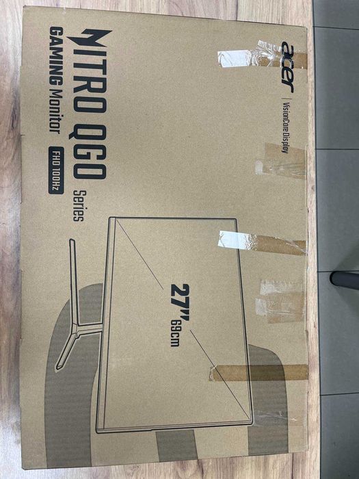 ПРОМО 27" Acer Nitro Геймърски монитор QG270H3bix 100Hz, AMD FreeSync