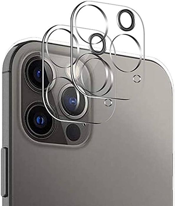 Стъклен Протектор за Камера за Apple iPhone 16 Pro / 16 / 15 Pro Max