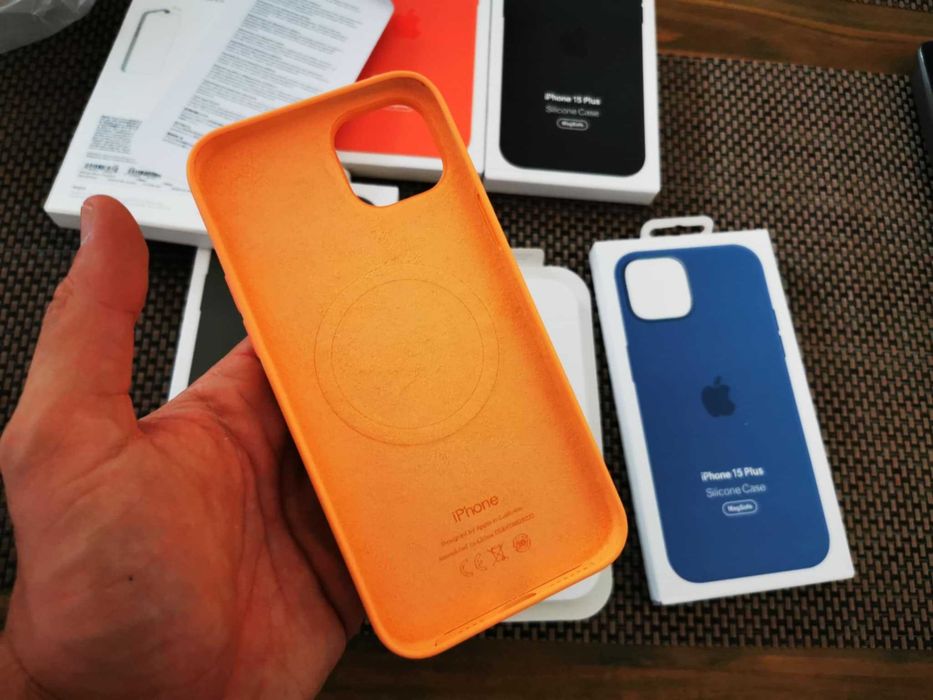 Husa silicon Magsasfe +folie sticla protectie ecran Iphone 12 13 14 15