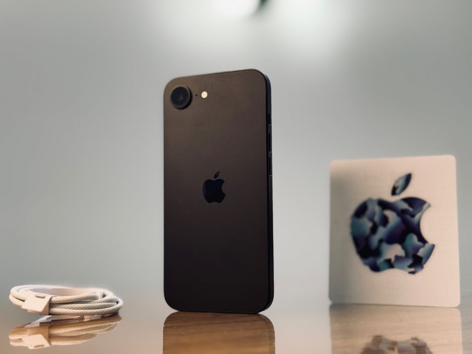 iPhone 16e 128GB 100% Black Neverlocked Garantie Negru