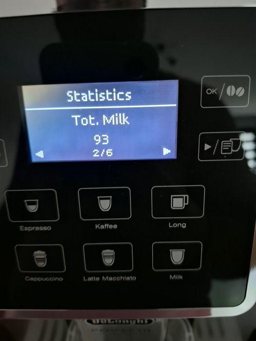 Еспресо машина Delonghi Perfecta Evo   кафемашина кафеавтомат

Nespresso by De'Longhi Lattissima One Evolution

EN510.W, 19 6apa, 1450 W,

1 л, Бял