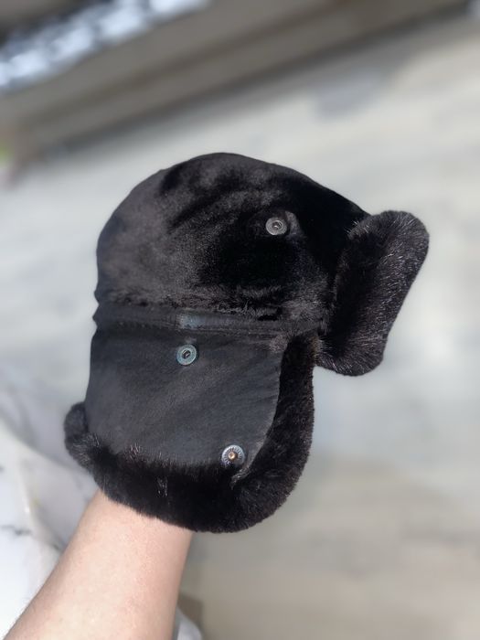 Шапка норковая ушанка