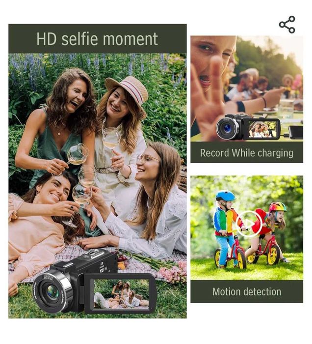 4K видеокамера 48MP 30FPS с IR нощно виждане  18X цифрово увеличение