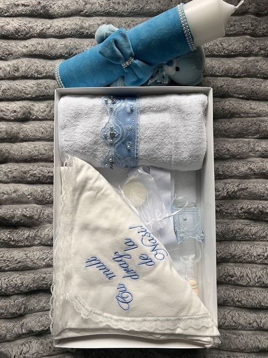 Lumanare pentru botez baiat