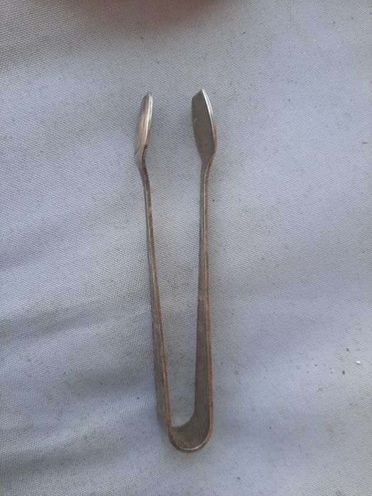 Clește bucătărie argint vechi stantat