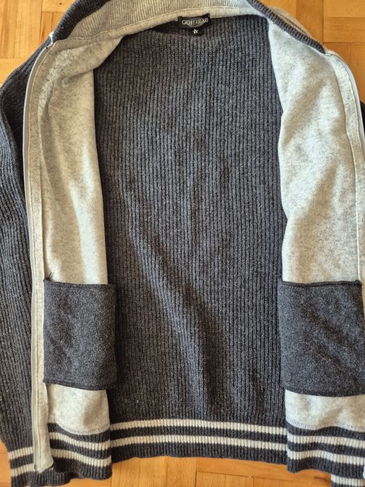 Pulover Premium de Nișă Gioferrari, Lână de Miel, Meras Italy, Bărbați - L (52)