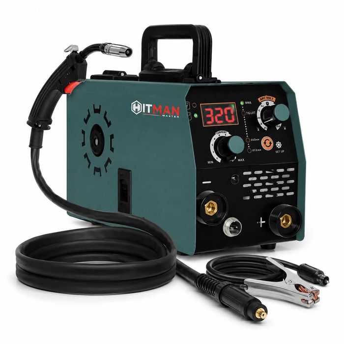 Aparat sudura Hitman 320A Flux MMA TIG Lift 3 in 1