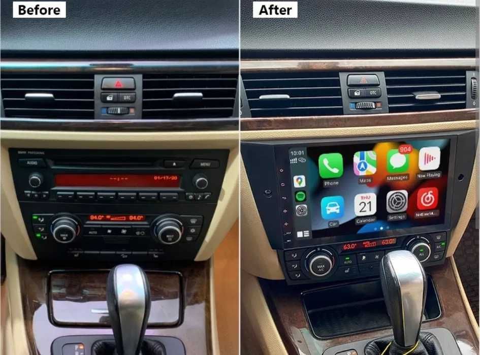 OFERTA: Navigatie Android BMW E90 E87- WIFI, Bluetooth CARPLAY 1-8GB