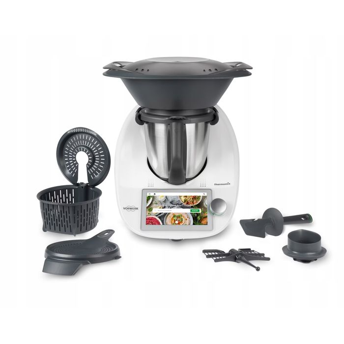 Thermomix TM6 | Като нов | Две кани | Меню на български