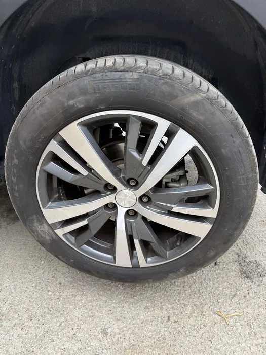 Set Roti Vara Originale Peugeot 3008 5008 R18 Model Detroit 5x108, Anvelope DOT 2025 Ca Noi  : 7.5J x 18 ET 49