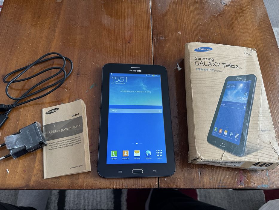 Vand tableta samsung galaxy tab3 lite (pentru colctionari!)