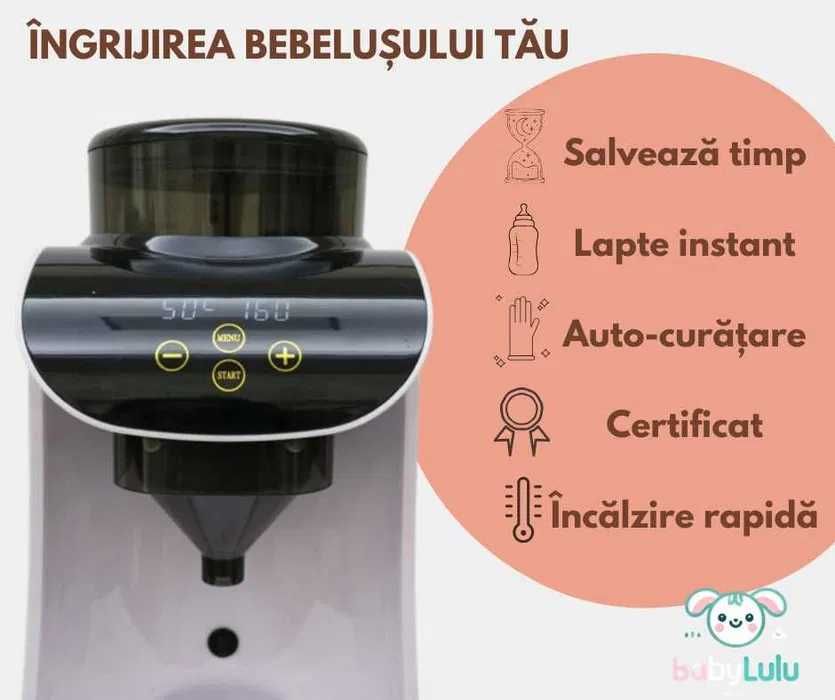 Espresor Lapte Praf pentru Bebeluși și Copii - BabyLulu+Cadou