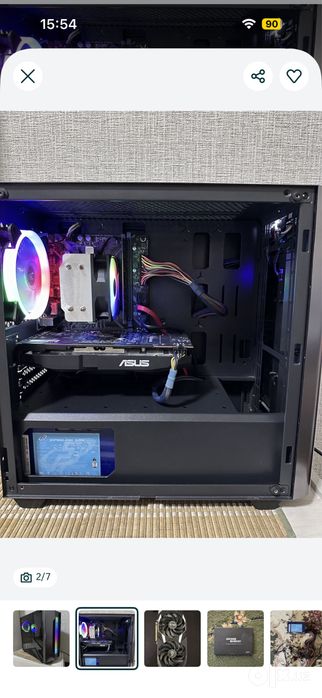 Системный блок i3-9100F / RX 580 8GB / 16GB RAM / SSD 256GB