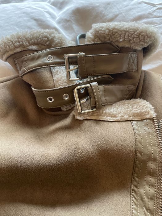 Дамско яке Zara кожени елементи