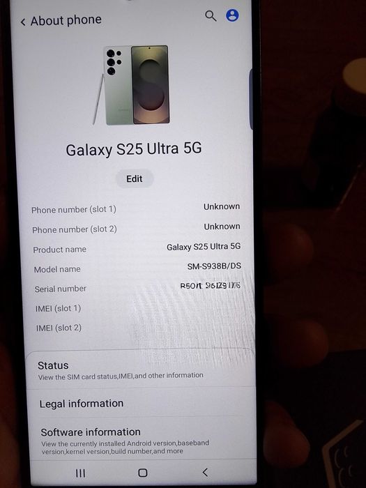 Samsung galaxy s25 ultra 1 TB