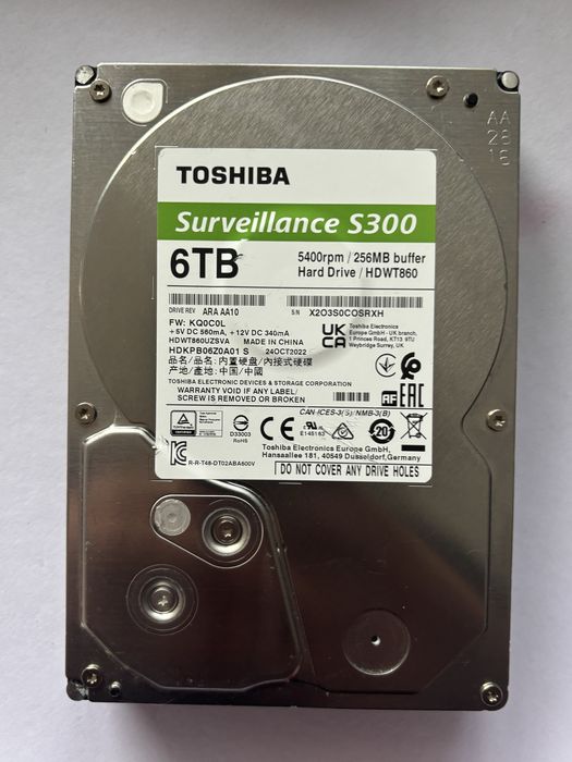 HDD Toshiba - 6 TB