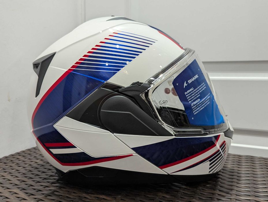 Casca moto Shark OXO, marime L - flip-back, ochelari de soare