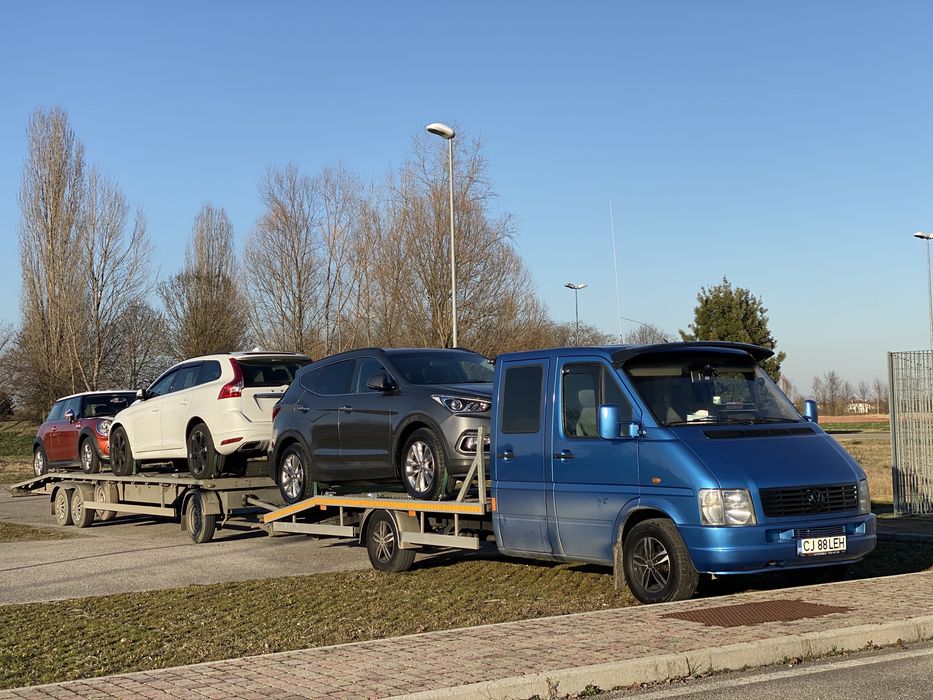 Transport autoturisme pe platforma Romania Ungaria Slovenia Italia