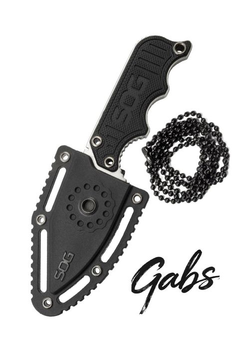 Малък тактически нож SOG Instinct Mini, неръждаема стомана 5CR15MOV, текстурирана G10 дръжка