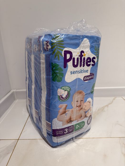 Пелени/памперси и гащи Pufies 3-ка и Pampers 3-ка